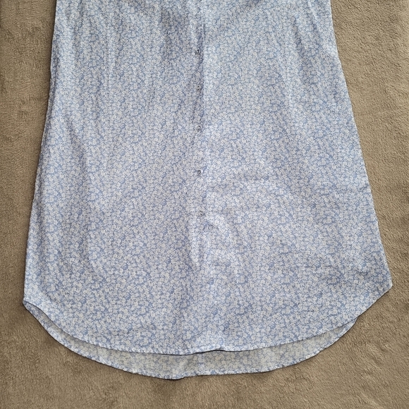 Joie button down sleeveless floral shirt dress size medium - Picture 5 of 13
